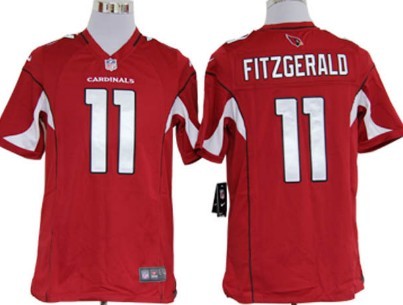 Nike Arizona Cardinals #11 Larry Fitzgerald Red Game Jersey 