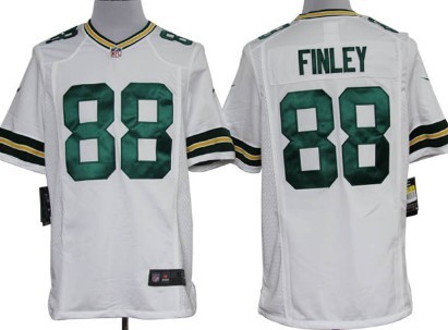 Nike Green Bay Packers #88 Jermichael Finley White Game Jersey 
