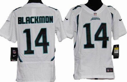 Nike Jacksonville Jaguars #14 Justin Blackmon White Game Kids Jersey