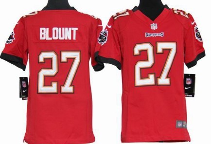 Nike Tampa Bay Buccaneers #27 LeGarrette Blount Red Game Kids Jersey 