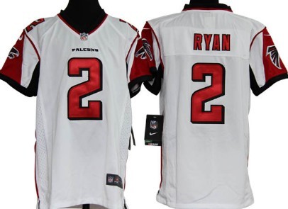 Nike Atlanta Falcons #2 Matt Ryan White Game Kids Jersey