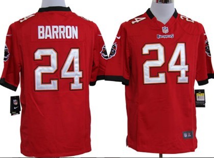 Nike Tampa Bay Buccaneers #24 Mark Barron Red Game Jersey