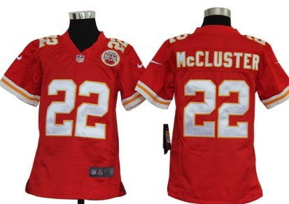 Nike Kansas City Chiefs #22 Dexter McCluster Red Game Kids Jersey 