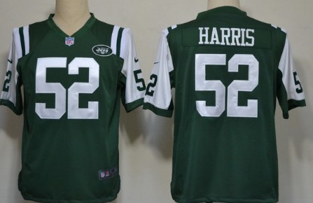 Nike New York Jets #52 David Harris Green Game Jersey 