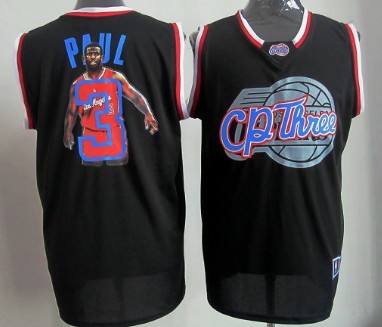 Los Angeles Clippers #3 Chris Paul Black Notorious Fashion Jersey 