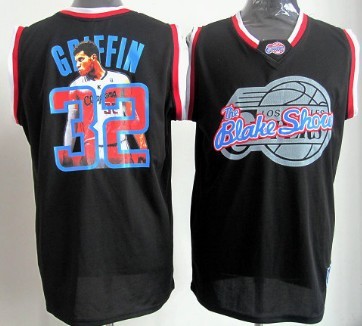 Los Angeles Clippers #32 Blake Griffin Black Notorious Fashion Jersey 