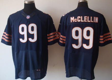Nike Chicago Bears #99 Shea McClellin Blue Elite Jersey