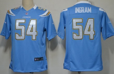 Nike San Diego Chargers #54 Melvin Ingram Light Blue Game Jersey 