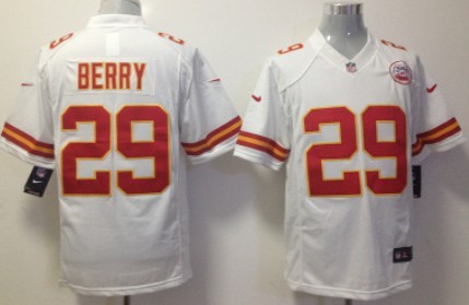 Nike Kansas City Chiefs #29 Eric Berry White Limited Jersey 