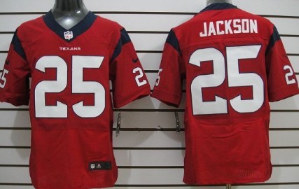 Nike Houston Texans #25 Kareem Jackson Red Elite Jersey 