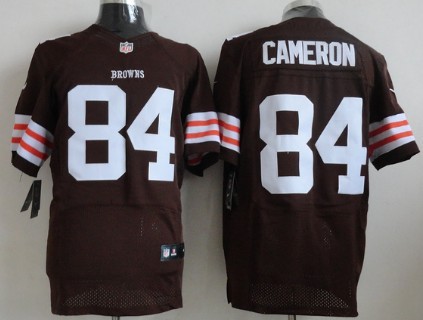 Nike Cleveland Browns #84 Jordan Cameron Brown Elite Jersey 