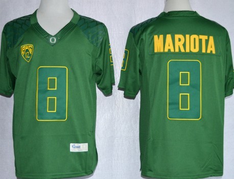 Oregon Ducks #8 Marcus Mariota 2013 Dark Green Limited Jersey 