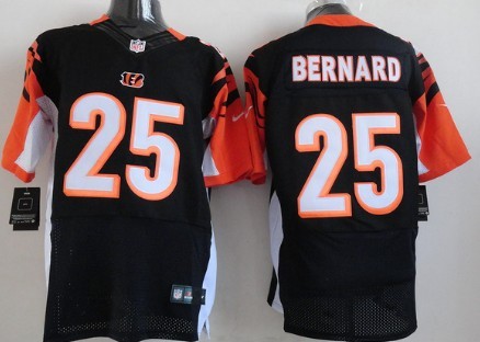 Nike Cincinnati Bengals #25 Giovani Bernard Black Elite Jersey 