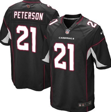 Nike Arizona Cardinals #21 Patrick Peterson Black Game Jersey 