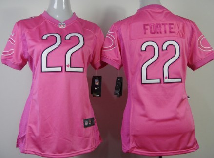 Nike Chicago Bears #22 Matt Forte Pink Love Womens Jersey