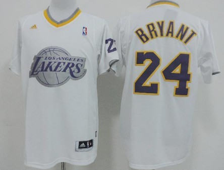 Los Angeles Lakers #24 Kobe Bryant Revolution 30 Swingman 2013 Christmas Day White Jersey