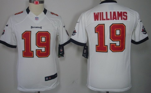 Nike Tampa Bay Buccaneers #19 Mike Williams White Limited Kids Jersey 