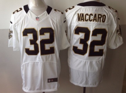 Nike New Orleans Saints #32 Kenny Vaccaro White Elite Jersey 