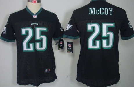 Nike Philadelphia Eagles #25 LeSean McCoy Black Limited Kids Jersey 
