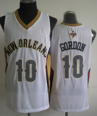 New Orleans Pelicans #10 Eric Gordon White Swingman Jersey