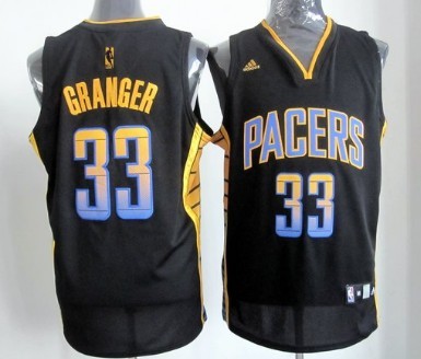 Indiana Pacers #33 Danny Granger 2012 Vibe Black Fashion Jersey 