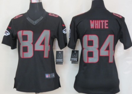 Nike San Francisco 49ers #84 Randy Moss Black Impact Limited Womens Jersey 