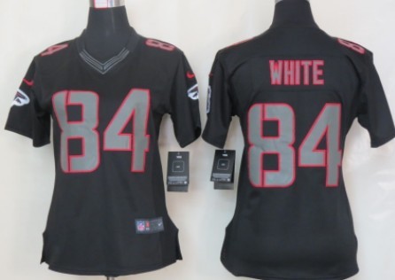 Nike San Francisco 49ers #84 Randy Moss Black Impact Limited Womens Jersey