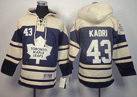 Old Time Hockey Toronto Maple Leafs #43 Nazem Kadri Navy Blue Kids Hoodie