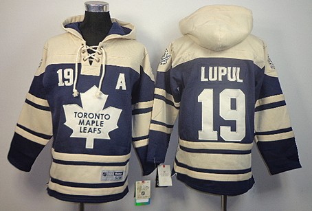 Old Time Hockey Toronto Maple Leafs #19 Joffrey Lupul Navy Blue Kids Hoodie