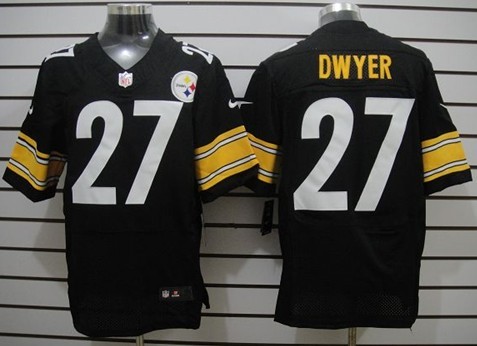 Nike Pittsburgh Steelers #27 Jonathan Dwyer Black Elite Jersey 