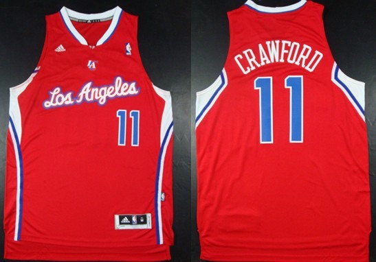 Los Angeles Clippers #11 Jamal Crawford Revolution 30 Swingman Red Jersey 