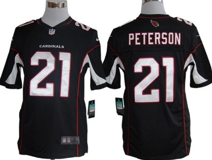 Nike Arizona Cardinals #21 Patrick Peterson Black Limited Jersey 