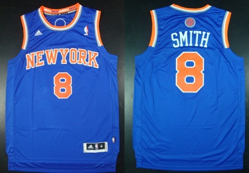 New York Knicks #8 J.R. Smith Revolution 30 Swingman 2013 Blue Jersey 