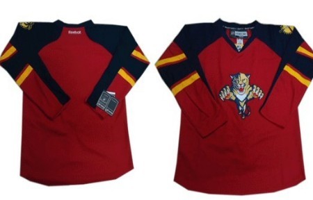 Florida Panthers Mens Customized Red Jersey 