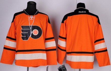 Philadelphia Flyers Youths Customized 2012 Orange Winter Classic Jersey 