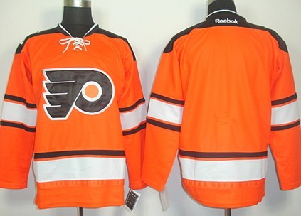 Philadelphia Flyers Mens Customized 2012 Orange Winter Classic Jersey