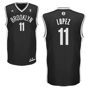 Brooklyn Nets #11 Brook Lopez Black Swingman Jersey 