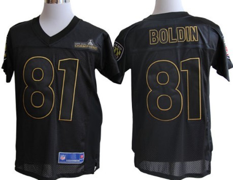 Nike Baltimore Ravens #81 Anquan Boldin Super Bowl XLVII Champions Black Elite Jersey