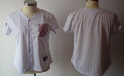 Women's Detroit Tigers Customized White With Pink Jersey 