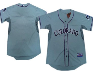 Kids' Colorado Rockies Customized 2012 Gray Jersey