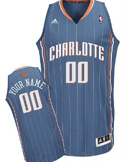 Kids Charlotte Bobcats Customized Blue Jersey
