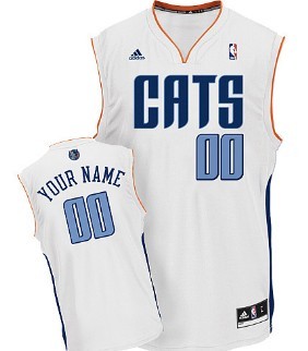 Kids Charlotte Bobcats Customized White Jersey