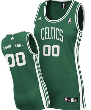 Womens Boston Celtics Customized Green Jersey 