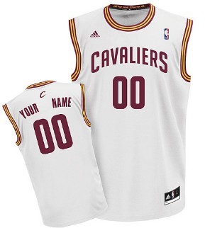 Kids Cleveland Cavaliers Customized White Jersey 
