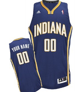 Kids Indiana Pacers Customized Navy Blue Jersey