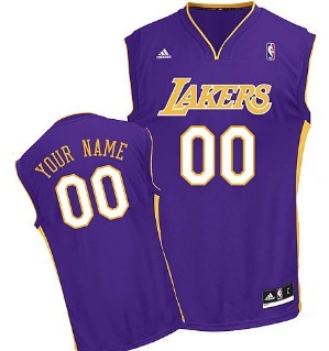 Kids Los Angeles Lakers Customized Purple Jersey