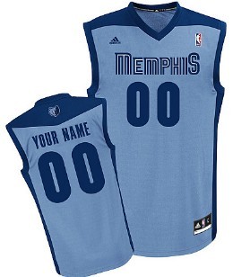 Kids Memphis Grizzlies Customized Light Blue Jersey 