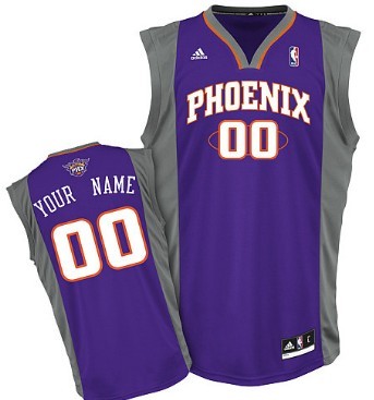 Mens Phoenix Suns Customized Purple Jersey