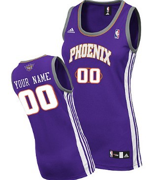 Womens Phoenix Suns Customized Purple Jersey