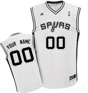 Kids San Antonio Spurs Customized White Jersey